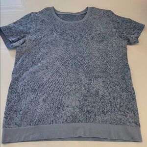 Lululemon swiftly breathe relaxed fit shirt - Blue Patterned